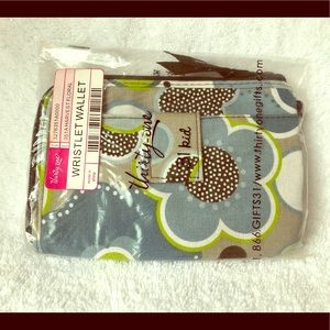 Thirty-one wristlet wallet harvest floral pattern